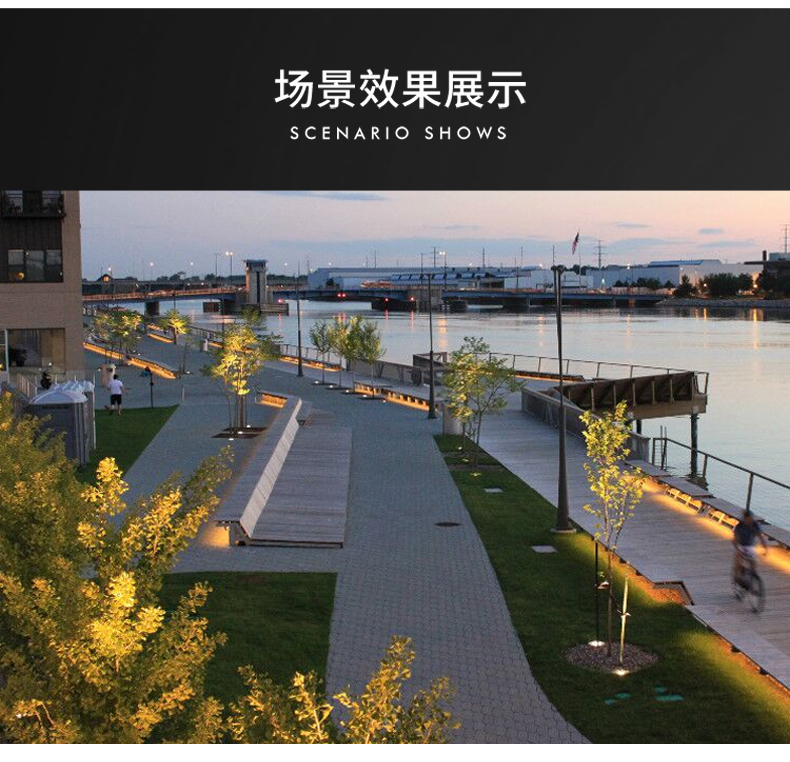 可调角度防水led地埋灯 照树灯照招牌灯3W5W7W9W12W15W18W30W36W(图10)